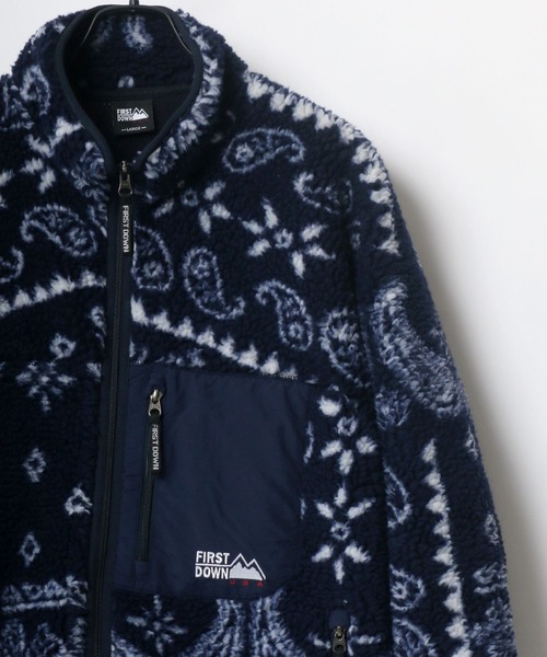 FIRST DOWN(ファーストダウン)の「FIRST DOWN/ファーストダウン BOA JACKET/ボアジャケット/ボアフリースブルゾン(ブルゾン・メンズ・ブラック/オフホワイト/グレー系その他/ブルー系その他/ベージュ/オリーブ/ベージュ系その他・XL/S/M/L)」の7枚目の写真