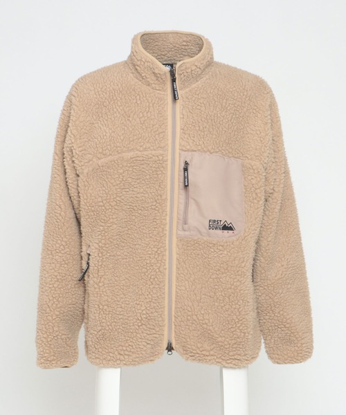 FIRST DOWN(ファーストダウン)の「FIRST DOWN/ファーストダウン BOA JACKET/ボアジャケット/ボアフリースブルゾン(ブルゾン・メンズ・ブラック/オフホワイト/グレー系その他/ブルー系その他/ベージュ/オリーブ/ベージュ系その他・XL/S/M/L)」の11枚目の写真