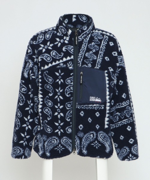 FIRST DOWN(ファーストダウン)の「FIRST DOWN/ファーストダウン BOA JACKET/ボアジャケット/ボアフリースブルゾン(ブルゾン・メンズ・ブラック/オフホワイト/グレー系その他/ブルー系その他/ベージュ/オリーブ/ベージュ系その他・XL/S/M/L)」の14枚目の写真