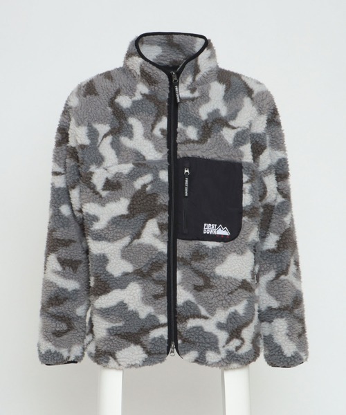 FIRST DOWN(ファーストダウン)の「FIRST DOWN/ファーストダウン BOA JACKET/ボアジャケット/ボアフリースブルゾン(ブルゾン・メンズ・ブラック/オフホワイト/グレー系その他/ブルー系その他/ベージュ/オリーブ/ベージュ系その他・XL/S/M/L)」の10枚目の写真
