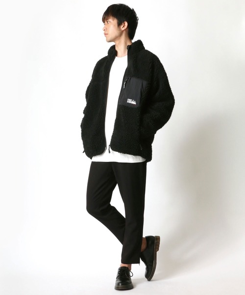 FIRST DOWN(ファーストダウン)の「FIRST DOWN/ファーストダウン BOA JACKET/ボアジャケット/ボアフリースブルゾン(ブルゾン・メンズ・ブラック/オフホワイト/グレー系その他/ブルー系その他/ベージュ/オリーブ/ベージュ系その他・XL/S/M/L)」の22枚目の写真