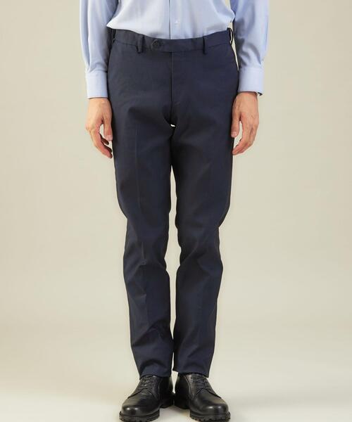 green label relaxing（グリーンレーベルリラクシング）の「＜green label relaxing＞TC/PU オックス MAGICOMFORT スリム NP スラックス（スラックス・メンズ・ダークグレー/ダークブラウン/ネイビー/グレー/ベージュ・SMALL/MEDIUM/LARGE/X-SMALL/X-LARGE）」の6枚目の写真