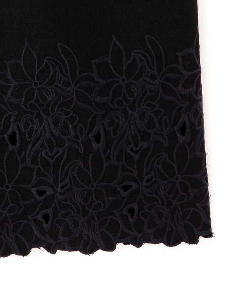 PROPORTION BODY DRESSING（プロポーションボディドレッシング）の「【美人百花10月号 掲載商品】エンブロイダリータイトジャンスカ / 1211240904（ワンピース・レディース・ブラック/グレー・SMALL/MEDIUM）」の8枚目の写真