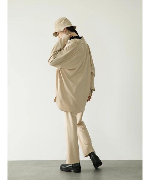 koe（コエ）の「ポンチＣＰＯジャケット*（ブルゾン・レディース・ライトベージュ/カーキ/ベージュ/ブラック・S/M）」の15枚目の写真