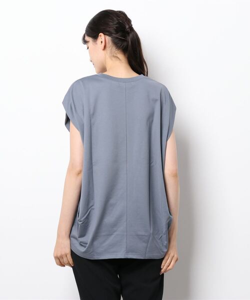 DouDou（ドゥドゥ）の「セットアップ サイドタックプルオーバー（Tシャツ/カットソー・レディース・ブラック/イエロー/ブルー・FREE）」の4枚目の写真