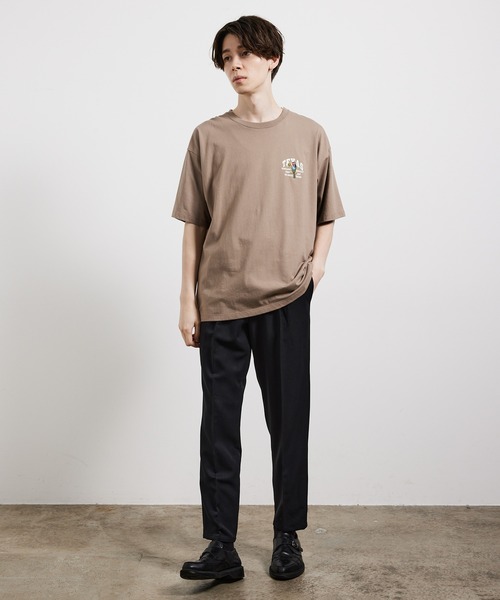 JUNRED（ジュンレッド）の「USAミニカレッジTシャツ（Tシャツ/カットソー・メンズ・グリーン/ホワイト/ベージュ・L/LL/M）」の12枚目の写真