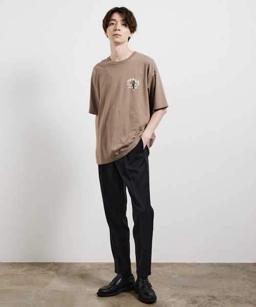 JUNRED（ジュンレッド）の「USAミニカレッジTシャツ（Tシャツ/カットソー・メンズ・グリーン/ホワイト/ベージュ・L/LL/M）」の13枚目の写真