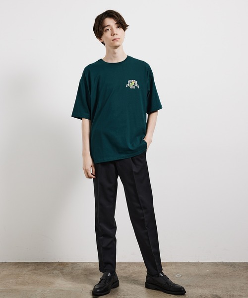 JUNRED（ジュンレッド）の「USAミニカレッジTシャツ（Tシャツ/カットソー・メンズ・グリーン/ホワイト/ベージュ・L/LL/M）」の14枚目の写真