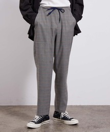 JUNRED | チェックリラックステーパードパンツ(スラックス)