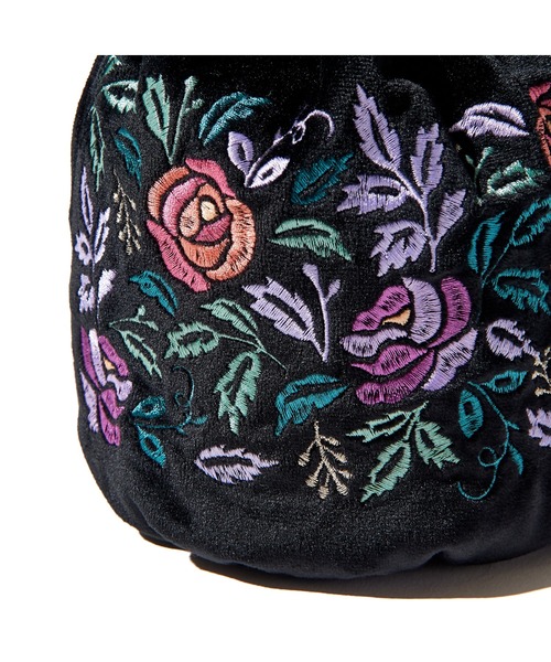 Francfranc(フランフラン)の「ANNA SUI 巾着バッグ ブラック(ハンドバッグ・レディース・ブラック・FREE)」の3枚目の写真