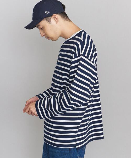 BEAUTY&YOUTH UNITED ARROWS（ビューティーアンドユースユナイテッドアローズ）の「BY クリスピー ワイド バスク/カットソー（Tシャツ/カットソー・メンズ・ブラック/ネイビー/ブラウン・S/M/L/XL）」の7枚目の写真