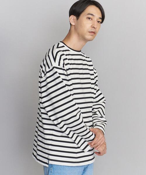 BEAUTY&YOUTH UNITED ARROWS（ビューティーアンドユースユナイテッドアローズ）の「BY クリスピー ワイド バスク/カットソー（Tシャツ/カットソー・メンズ・ブラック/ネイビー/ブラウン・S/M/L/XL）」の11枚目の写真
