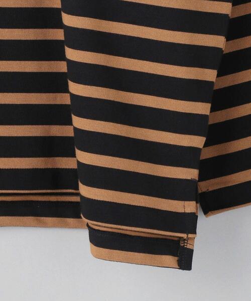 BEAUTY&YOUTH UNITED ARROWS（ビューティーアンドユースユナイテッドアローズ）の「BY クリスピー ワイド バスク/カットソー（Tシャツ/カットソー・メンズ・ブラック/ネイビー/ブラウン・S/M/L/XL）」の16枚目の写真