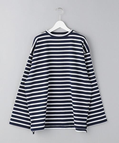 BEAUTY&YOUTH UNITED ARROWS（ビューティーアンドユースユナイテッドアローズ）の「BY クリスピー ワイド バスク/カットソー（Tシャツ/カットソー・メンズ・ブラック/ネイビー/ブラウン・S/M/L/XL）」の19枚目の写真