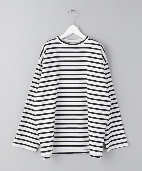 BEAUTY&YOUTH UNITED ARROWS（ビューティーアンドユースユナイテッドアローズ）の「BY クリスピー ワイド バスク/カットソー（Tシャツ/カットソー・メンズ・ブラック/ネイビー/ブラウン・S/M/L/XL）」の21枚目の写真