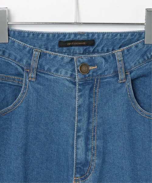VENCEEXCHANGE(ヴァンスエクスチェンジ)の「デニムワイドパンツ(デニムパンツ・メンズ・ブルー/ネイビー・M/L)」の22枚目の写真