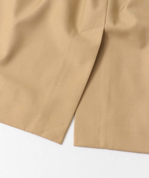 KBF+（ケービーエフプラス）の「KBF+　Vネックノーカラーベルトジャケット∴（ノーカラージャケット・レディース・ベージュ・ONE）」の5枚目の写真