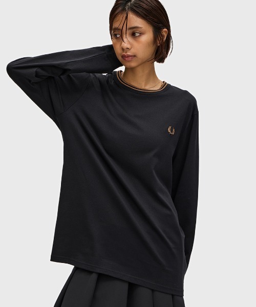 Twin Tipped Long Sleeve T-Shirt／フレッドペリーロンT（T
