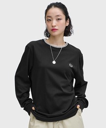 FRED PERRY(�t���b�h�y���[)��Twin Tipped Long Sleeve T-Shirt�^�t���b�h�y���[�����s(T�V���c/�J�b�g�\�[)