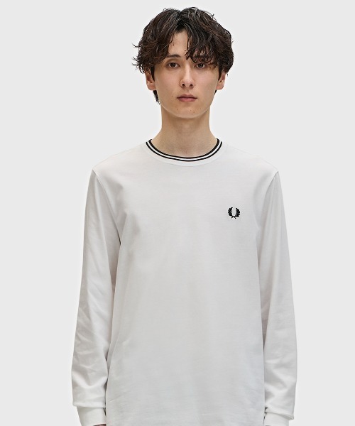 Twin Tipped Long Sleeve T-Shirt／フレッドペリーロンT（T