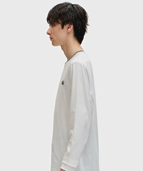 Twin Tipped Long Sleeve T-Shirt／フレッドペリーロンT（T
