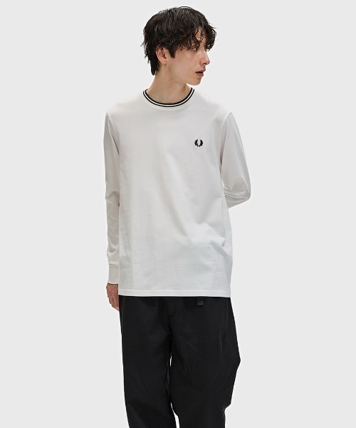 FRED PERRY（フレッドペリー）の「Twin Tipped Long Sleeve T-Shirt