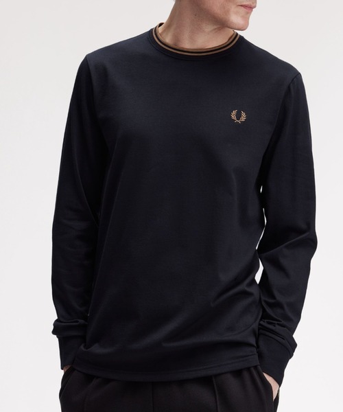 Twin Tipped Long Sleeve T-Shirt／フレッドペリーロンT（T