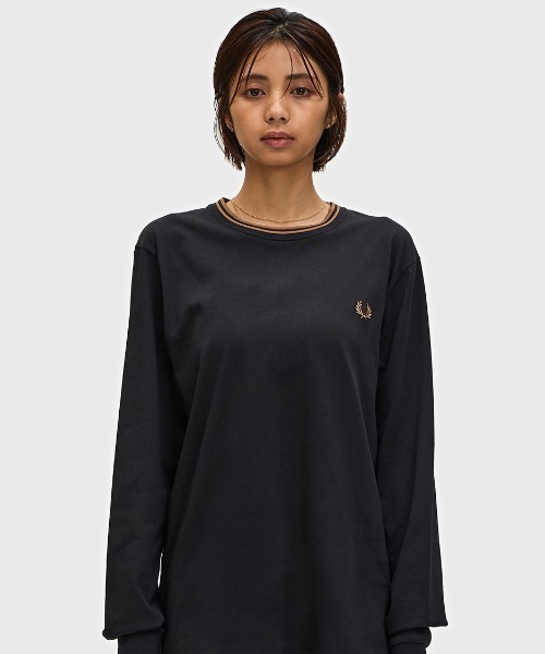 フレッドペリー Twin Tipped Long Sleeve T-Shirt Twin Tipped Long Sleeve T-Shirt／フレッドペリーロンT（T