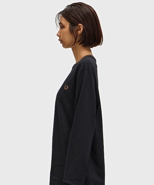 【FRED PERRY】フレッドペリー★Crew Neck T-shirt/長袖 FRED PERRY フレッドペリー 長袖 Tシャツ Long Sleeve Crew Neck