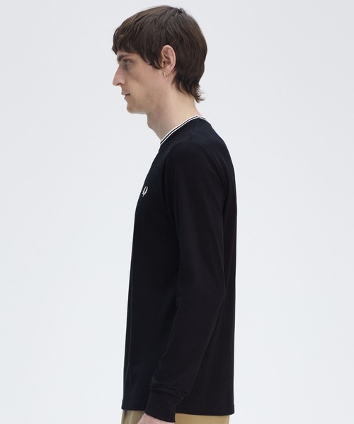 Twin Tipped Long Sleeve T-Shirt／フレッドペリーロンT（T