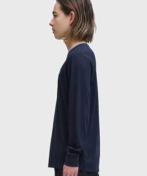 Twin Tipped Long Sleeve T-Shirt／フレッドペリーロンT（Tシャツ