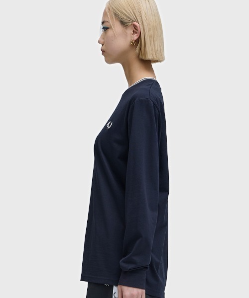 Twin Tipped Long Sleeve T-Shirt／フレッドペリーロンT（Tシャツ