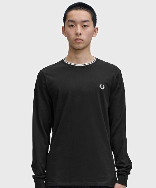 Twin Tipped Long Sleeve T-Shirt／フレッドペリーロンT（Tシャツ