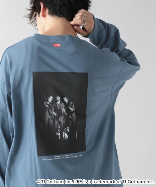 RAGEBLUE（レイジブルー）の「【LIFE】フォトプリントロンT/227983（T