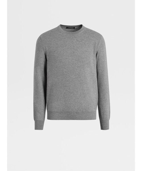 ZEGNA(ゼニア)の「ゼニア クルーネック ニット(ニット/セーター・メンズ・ホワイト/グレー/レッド/ブルー/ダークベージュ/ダークグリーン・50/46/48/52/54)」の22枚目の写真