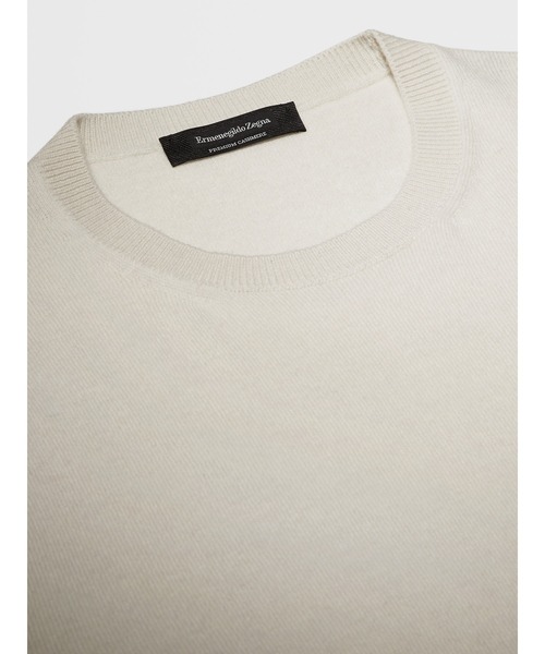 ZEGNA(ゼニア)の「ゼニア クルーネック ニット(ニット/セーター・メンズ・ホワイト/グレー/レッド/ブルー/ダークベージュ/ダークグリーン・50/46/48/52/54)」の13枚目の写真