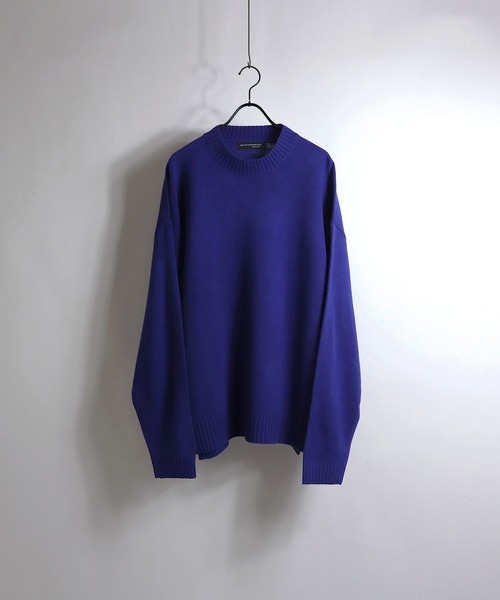 Confirm(コンファーム)の「Confirm / コンファーム ビッグシルエットモックネックニット(ニット/セーター・メンズ・ライトグレー/ブラック/ボルドー/ブラック×グレー/グリーン/ライトグリーン/ブルー・M/L)」の18枚目の写真