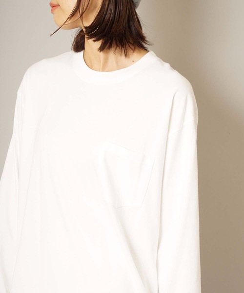 HANES(ヘインズ)の「【HANES/ヘインズ】BEEFY L/S POCK-TEE H5196 ビーフィー ポケット付き ロンT 無地 ユニセックス(Tシャツ/カットソー・メンズ・ブラック/グレー/チャコールグレー/ネイビー/ホワイト・X-LARGE/LARGE/X-SMALL/SMALL/MEDIUM)」の11枚目の写真