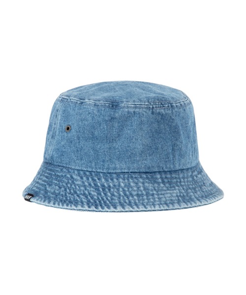 HUF（ハフ）の「DENIM SCRIPT BUCKET HAT / HUF バケットハット バケハ