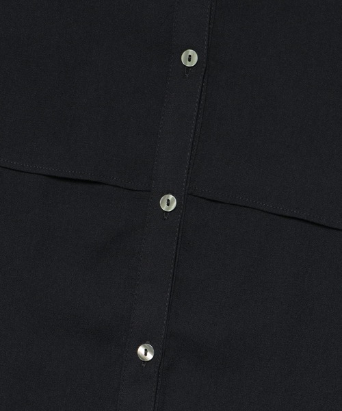 SENSE OF PLACE by URBAN RESEARCH（センスオブプレイスバイアーバンリサーチ）の「フレアケープブラウス（シャツ/ブラウス・レディース・ブラック/アイボリー/キャメル・ONE）」の8枚目の写真