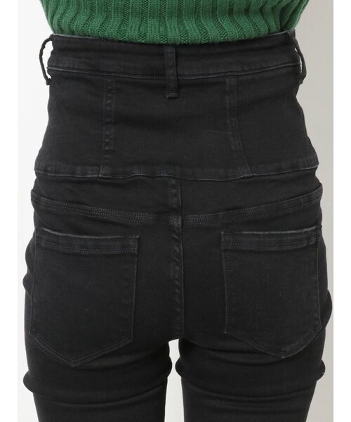 EMODA(エモダ)の「ダブルラインハイウエストパギンス(デニムパンツ・レディース・ブラック/インディゴブルー・SMALL/MEDIUM/X-SMALL)」の8枚目の写真