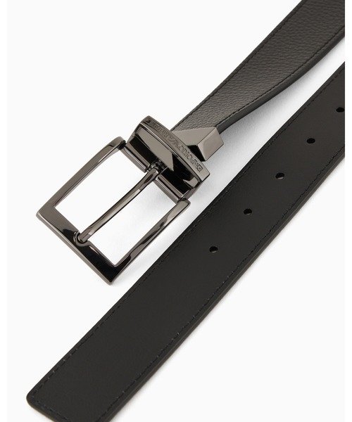 EMPORIO ARMANI(エンポリオアルマーニ)の「【エンポリオ アルマーニ】EMPORIO ARMANI リバーシブルベルト(ベルト・メンズ・ブルー/ブラック系その他/ブラック/ダークブラック/ネイビー・FREE)」の8枚目の写真