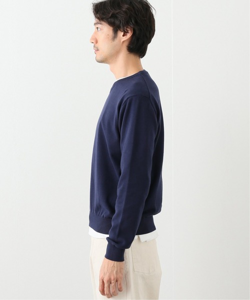 417 EDIFICE（フォーワンセブンエディフィス）の「【FDS / フェイマス デパートメント ストア】 Vネックコットンニット（ニット/セーター・メンズ・チャコールグレー/ネイビー・MEDIUM/LARGE/SMALL）」の10枚目の写真