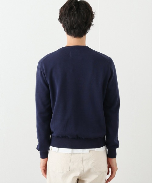 417 EDIFICE（フォーワンセブンエディフィス）の「【FDS / フェイマス デパートメント ストア】 Vネックコットンニット（ニット/セーター・メンズ・チャコールグレー/ネイビー・MEDIUM/LARGE/SMALL）」の7枚目の写真