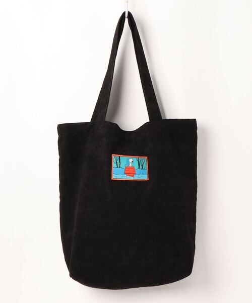 Peanuts スヌーピー コーデュロイ ショッピングバッグ トートバッグ Peanuts ピーナッツ のファッション通販 Zozotown