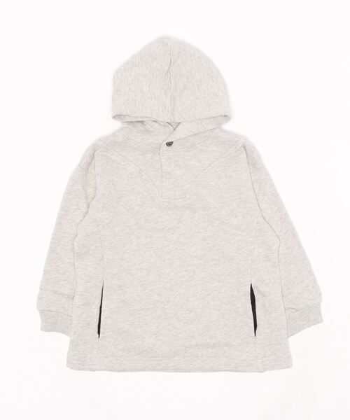 GROOVY COLORS（グルービーカラーズ）の「裏毛 SF パーカー（パーカー・キッズ・チャコールグレー/ネイビー/アイボリー・100/110/120）」の2枚目の写真