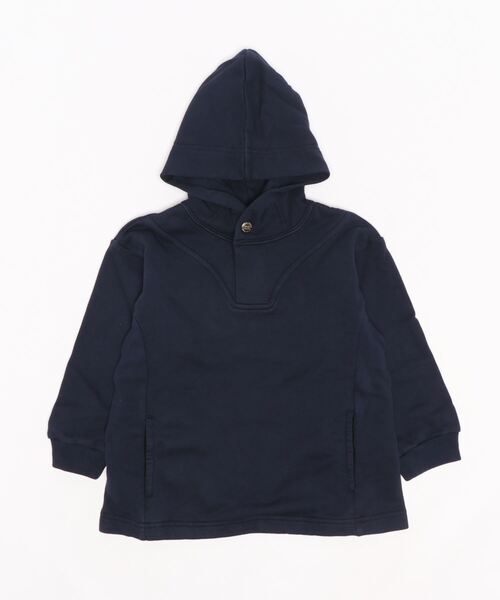 GROOVY COLORS（グルービーカラーズ）の「裏毛 SF パーカー（パーカー・キッズ・チャコールグレー/ネイビー/アイボリー・100/110/120）」の6枚目の写真