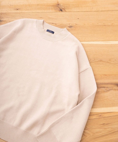 ITEMS URBANRESEARCH（アイテムズ アーバンリサーチ）の「マルチファンクション クルーネックニット（ニット/セーター・メンズ・ブラック/オフホワイト/グレー/ブラウン・MEDIUM/LARGE）」の11枚目の写真