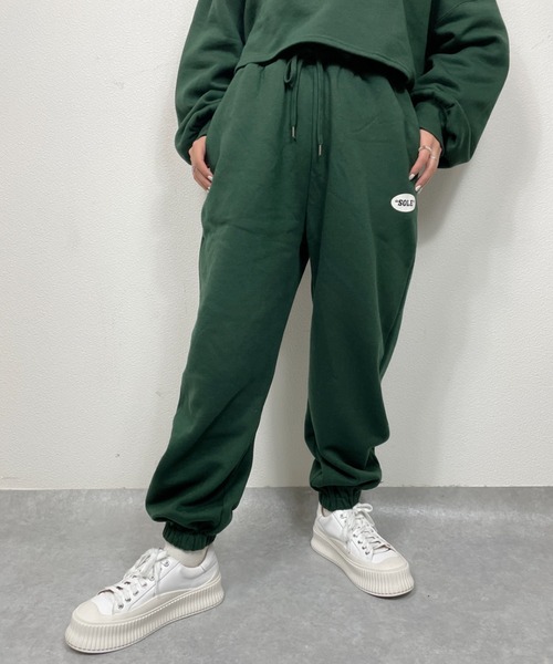 nemne store(ネンネストア)の「走り出す裏起毛スウェットパンツ(スウェットパンツ・レディース・ネイビー/グリーン/オートミール・フリー)」の18枚目の写真