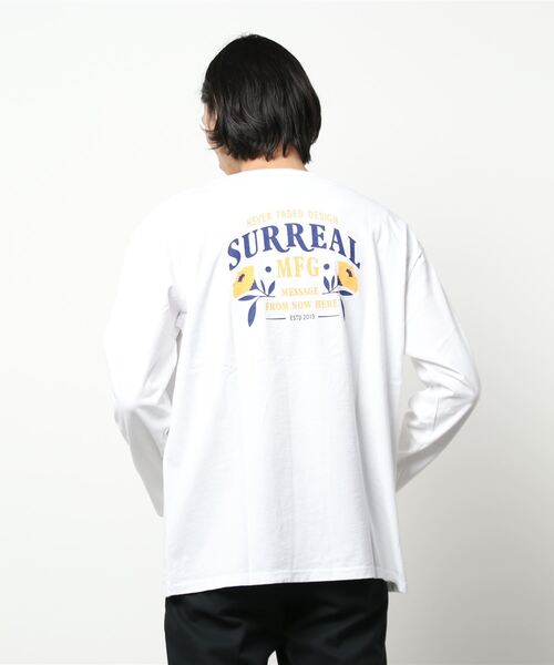 SURREAL（シュルリアル）の「【SURREAL/シュルリアル】Chad_ Made in USA Print L/S T-Shirt（Tシャツ/カットソー・メンズ・ホワイト/ネイビー/カーキ・LARGE/X-LARGE）」の6枚目の写真